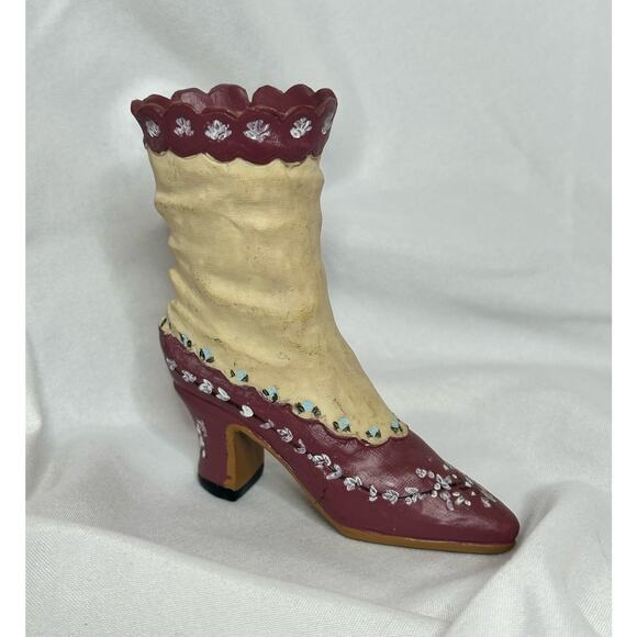 Collection of Womens Shoe Figurines (6), Victorian Style Miniature boots heels - Picture 12 of 16